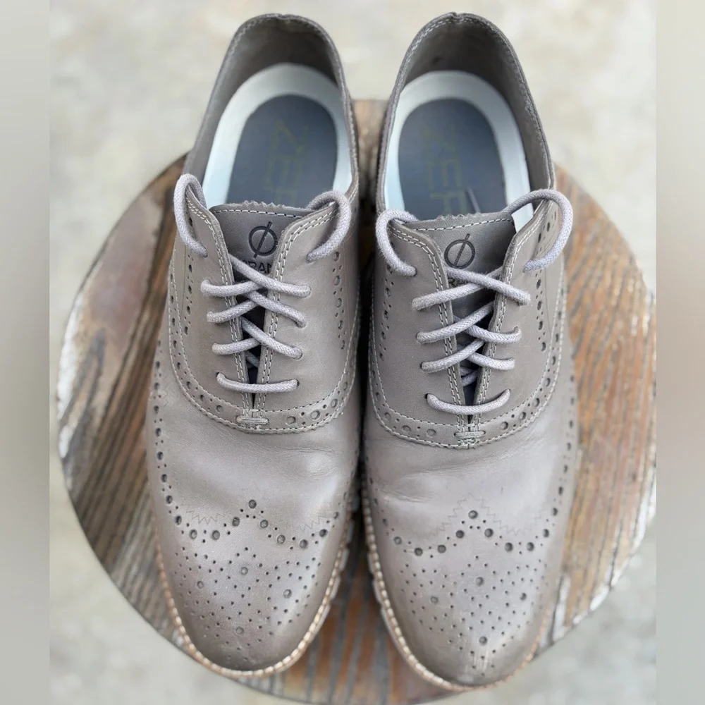 Cole Haan Zerogrand Men's Wingtip Oxford Leather Shoes C25007 Ironstone Men’s 7